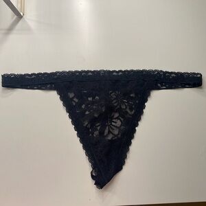Victoria's Secret Black Lace Panties